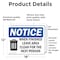 Signmission When Finished Leave Area Clean Sign With Symbol, 18 in W x Rectangle, Vinyl Decal OS-2PACK-NS-D-1218-L-19045 - alternate 2